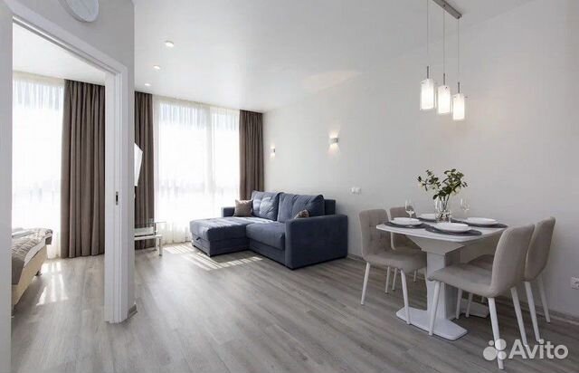 

1-к. квартира, 46,5 м², 2 кровати