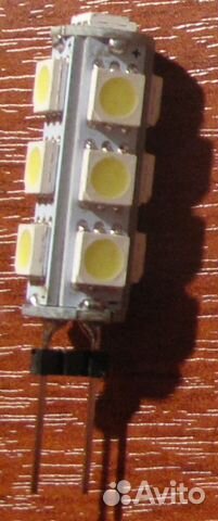 Лампа светодиодная 12v G4 13 Led 3w и 9 Led 1.8w Лампа светодиодная 12v G4 13 Led 3w и 9 Led 1.8w