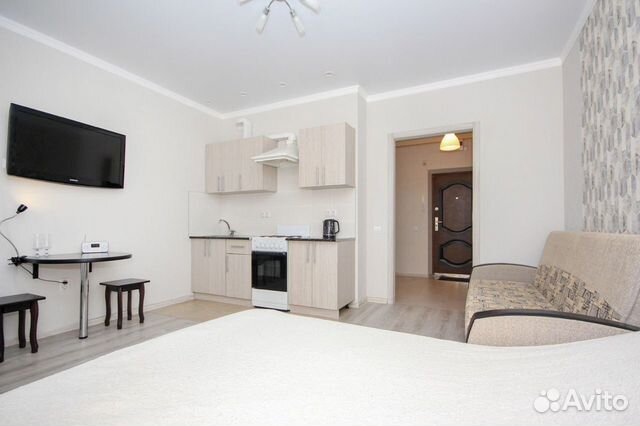 

Квартира-студия, 33 м², 2 кровати