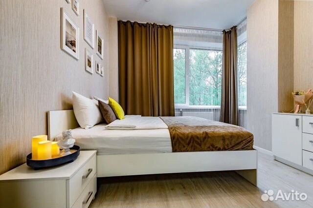 

1-к. квартира в апарт-отеле, 40 м², 2 кровати