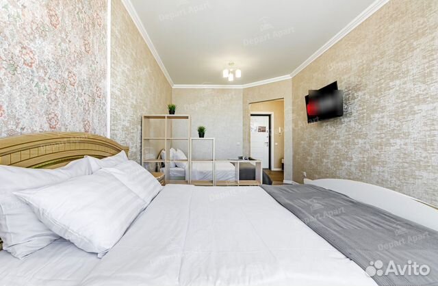 

1-к. квартира, 45 м², 3 кровати