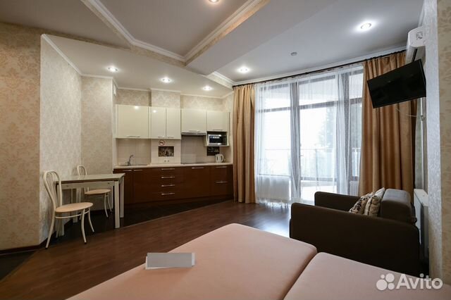 

Квартира-студия, 35 м², 2 кровати