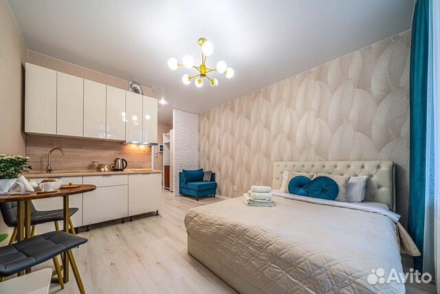 

Квартира-студия, 29 м², 2 кровати