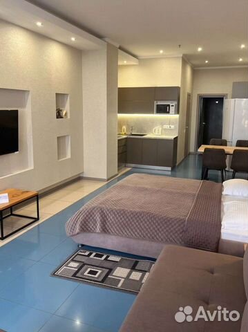 

Квартира-студия, 40 м², 2 кровати