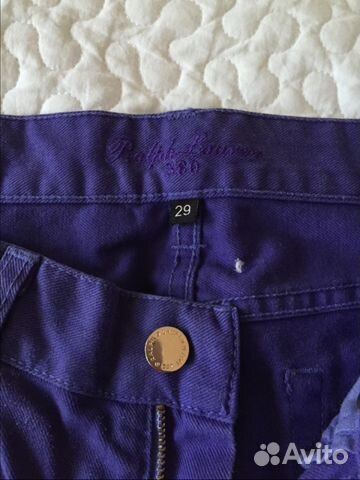 Джинсы брюки фиолетовые Ralph Lauren Джинсы брюки фиолетовые Ralph Lauren