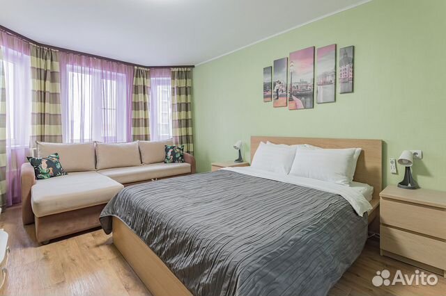 

1-к. квартира, 45 м², 2 кровати