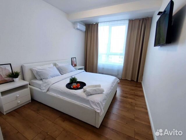 

1-к. квартира, 44 м², 2 кровати