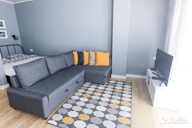 

Квартира-студия, 40 м², 2 кровати