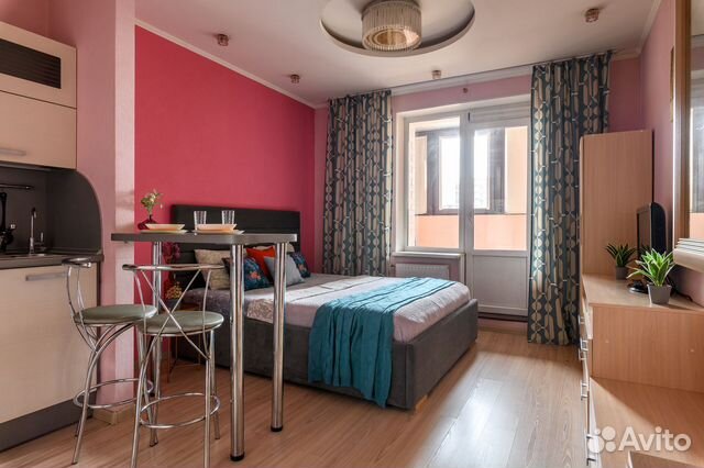 

Квартира-студия, 28 м², 1 кровать