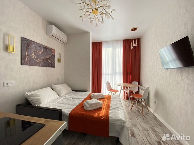 

Квартира-студия, 18 м², 2 кровати