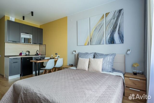 

Квартира-студия, 26 м², 2 кровати