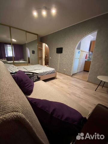 

1-к. квартира, 37 м², 2 кровати