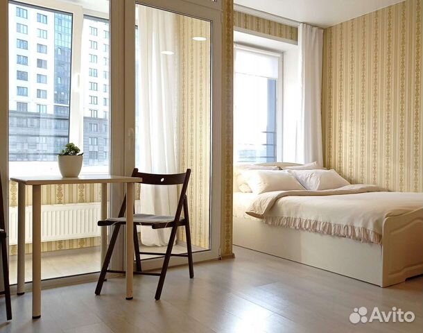 

Квартира-студия, 41 м², 2 кровати