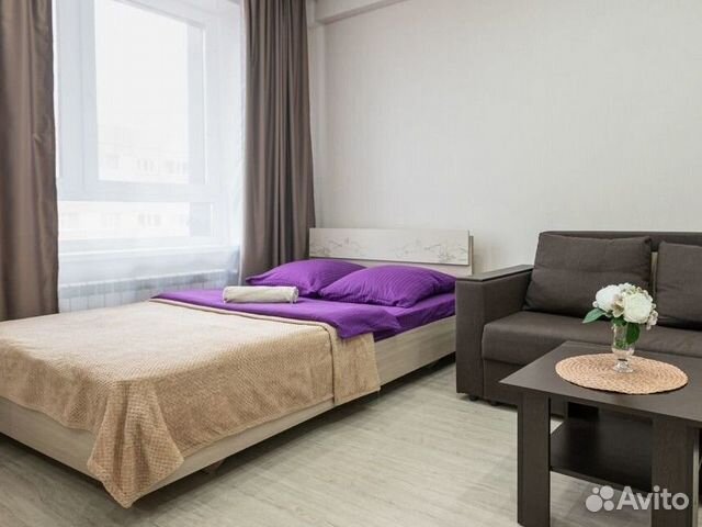 

Квартира-студия, 29 м², 2 кровати