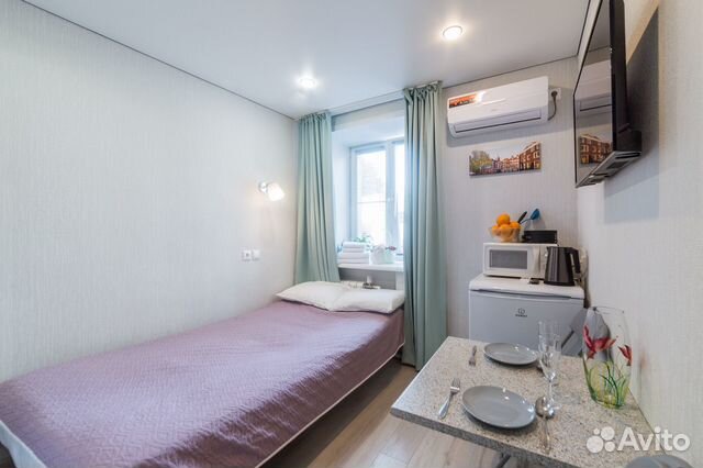 

Квартира-студия, 15 м², 1 кровать
