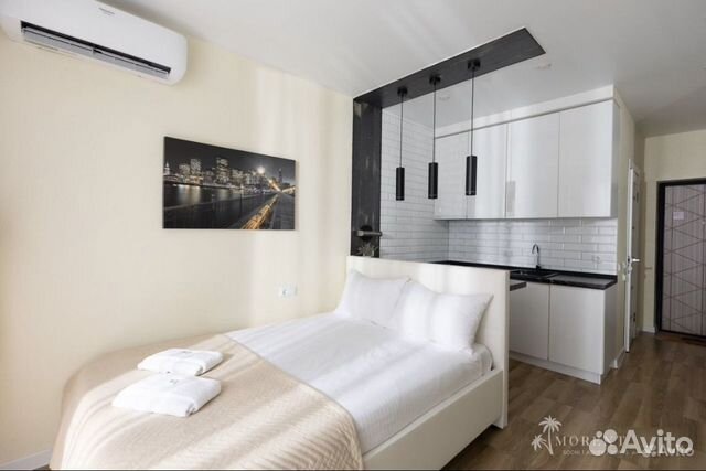 

Квартира-студия, 20 м², 2 кровати