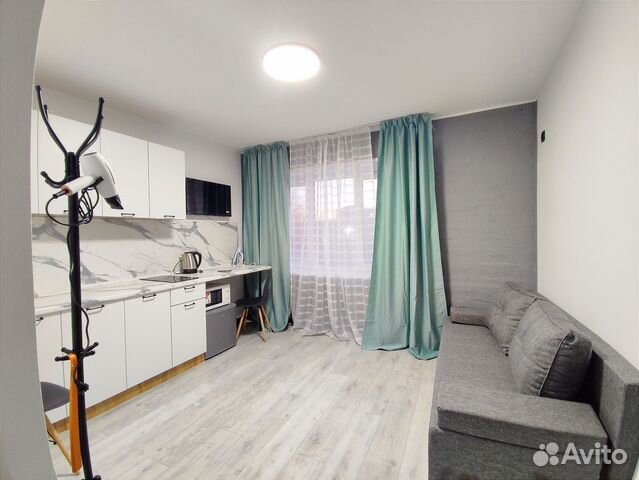 

Квартира-студия, 21 м², 2 кровати