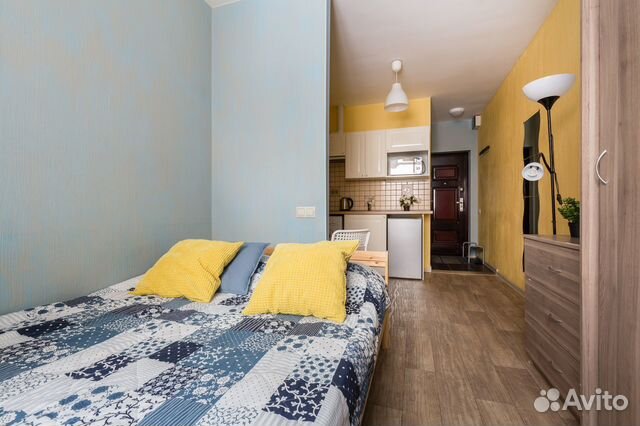 

Квартира-студия в апарт-отеле, 23 м², 2 кровати