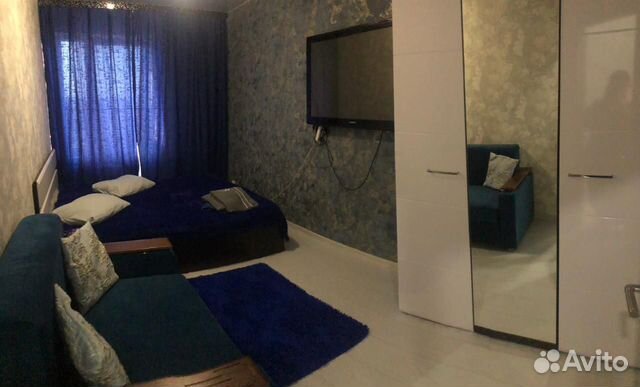 

1-к. квартира, 45 м², 3 кровати