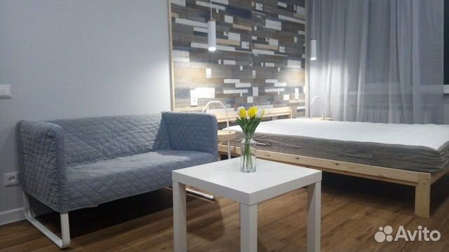 

1-к. квартира, 30 м², 2 кровати