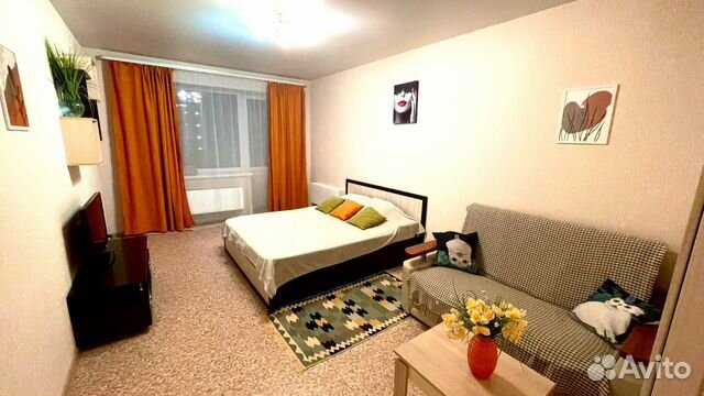

1-к. квартира, 40 м², 2 кровати