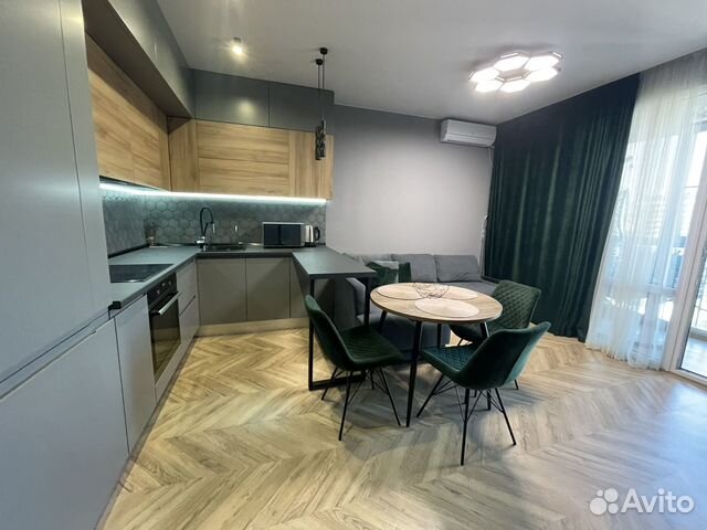 

Квартира-студия, 42 м², 2 кровати