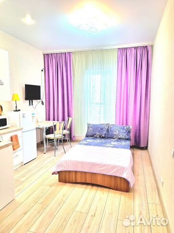 

Квартира-студия, 30 м², 1 кровать