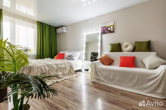 

1-к. квартира, 38 м², 2 кровати