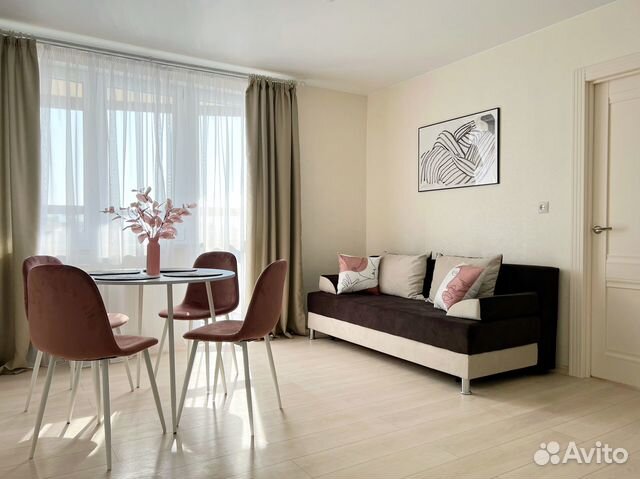 

1-к. квартира, 41 м², 2 кровати