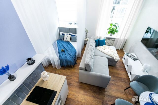 

Квартира-студия, 22 м², 2 кровати