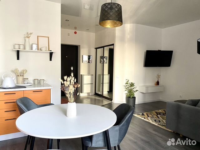 

1-к. квартира, 40 м², 2 кровати