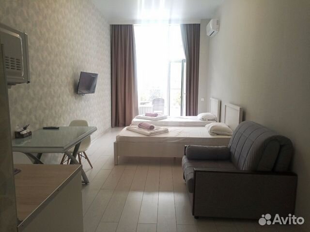 

Квартира-студия, 30 м², 3 кровати