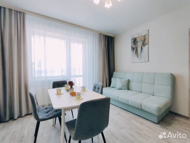 

1-к. квартира, 40 м², 4 кровати