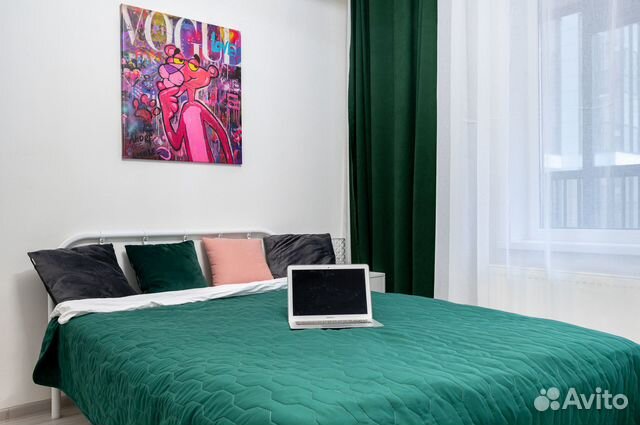 

Квартира-студия, 28 м², 2 кровати