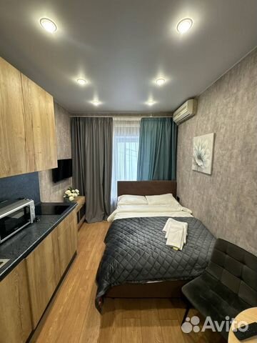 

Квартира-студия, 17 м², 1 кровать
