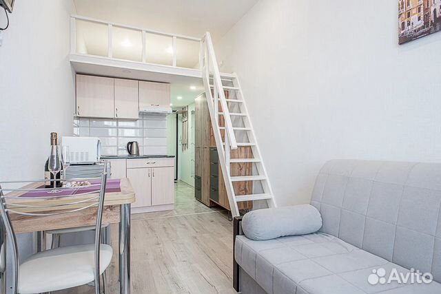 

Квартира-студия, 23 м², 2 кровати