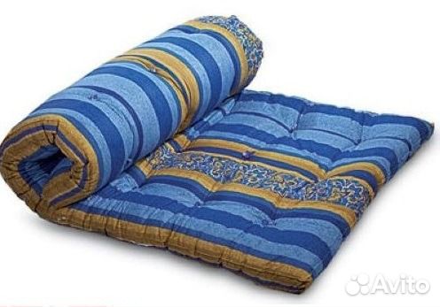 Матрац ватный 140Х190см, новый, в упаковке