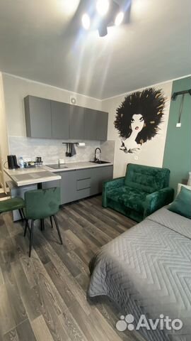 

Квартира-студия, 26 м², 2 кровати