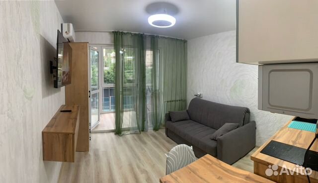 

Квартира-студия, 28 м², 2 кровати