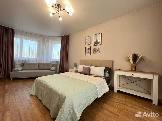 

1-к. квартира, 46 м², 3 кровати