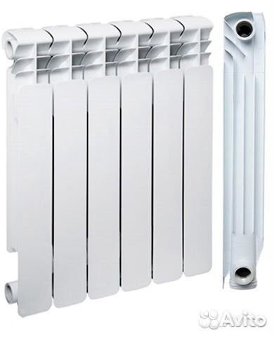 Алюминиевый радиатор 500x80