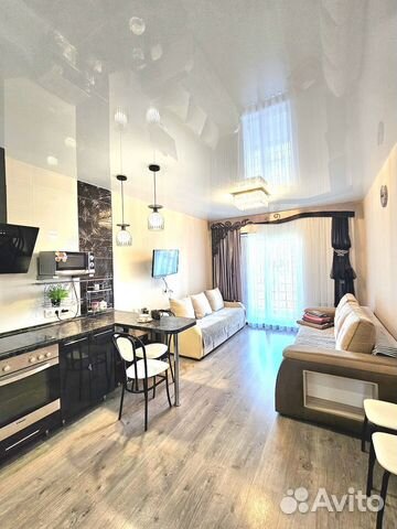 

Квартира-студия, 35 м², 2 кровати