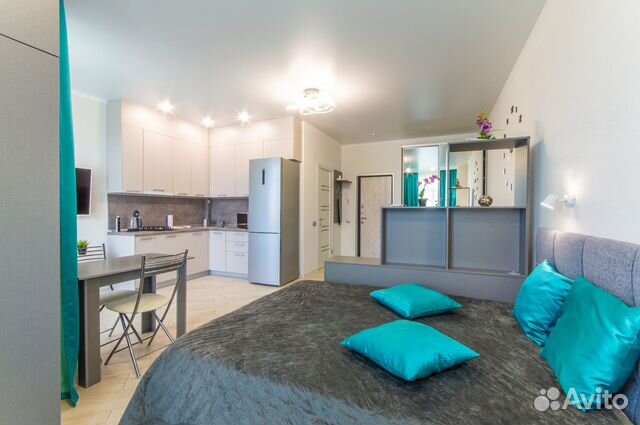 

Квартира-студия, 35 м², 2 кровати