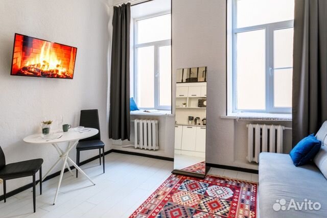 

Квартира-студия, 25 м², 2 кровати