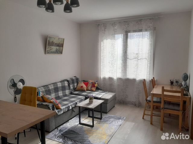 

1-к. квартира, 38 м², 2 кровати