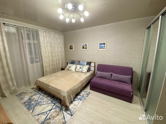 

1-к. квартира, 40 м², 2 кровати