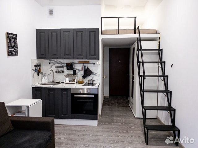 

Квартира-студия, 25 м², 3 кровати