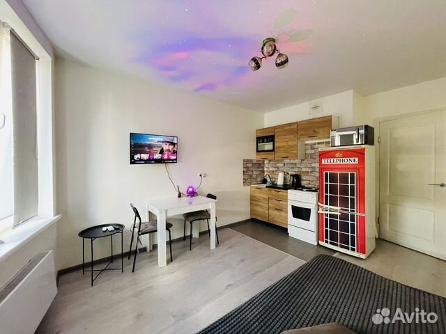 

Квартира-студия, 28 м², 1 кровать