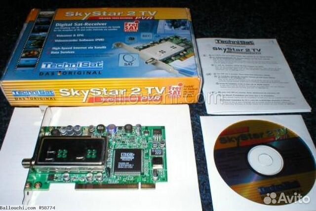 SkyStar 2 TV DVB-S спутниковая карта Skystar 2 SkyStar 2 TV DVB-S спутниковая карта Skystar 2