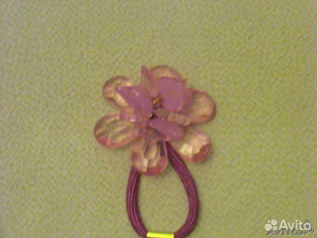 Повязка для волос новая заколки резинки краб тропи